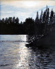 Sunset on Robertson Lake